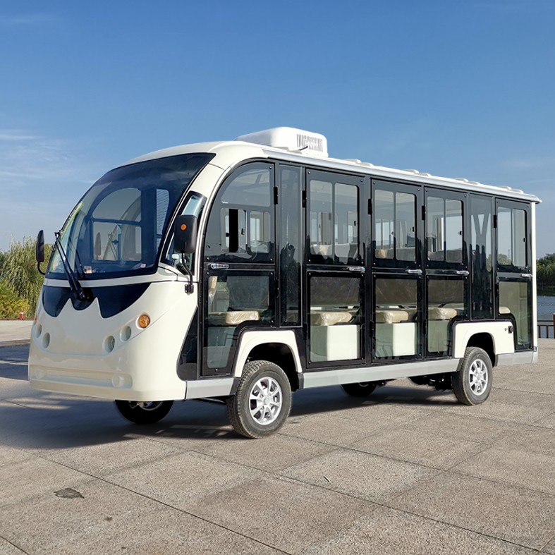 Autobus turistico elettrico chiuso da 14 posti